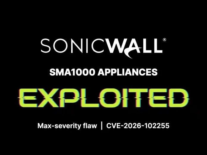 SonicWall SMA1000 max-severity flaw CVE-2026-102255 exploited